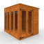 8x6w TigerFlex Shiplap Pent Full Pane Summerhouse