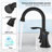 Bathroom Sink Faucet with 360°Swivel Spout and 2 Handles-120650258