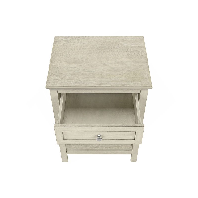 Table moderne, table de bout, table d'appoint, 2 niveaux, chambre à coucher, table de chevet, lampe, tiroir de rangement, transitionnel