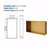 25" X 13" Stainless Steel Shower Niche, Gold-2132099772-2132099755