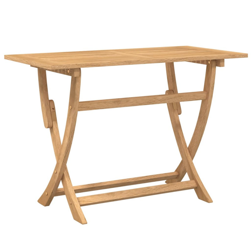 Quinton Rectangular Folding Outdoor Dining Table , cm W cm D, 75cm H x 110cm W x 55cm D
