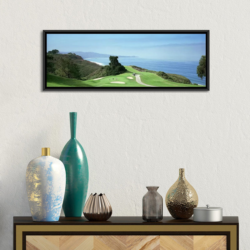 «Panoramic Torrey Pines Golf Course», San Diego, Californie, reproduction de photo sur toile, H 20 po x l 60 po x P 1,5 po