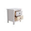Delao 46cm W Solid Wood Bedside Table