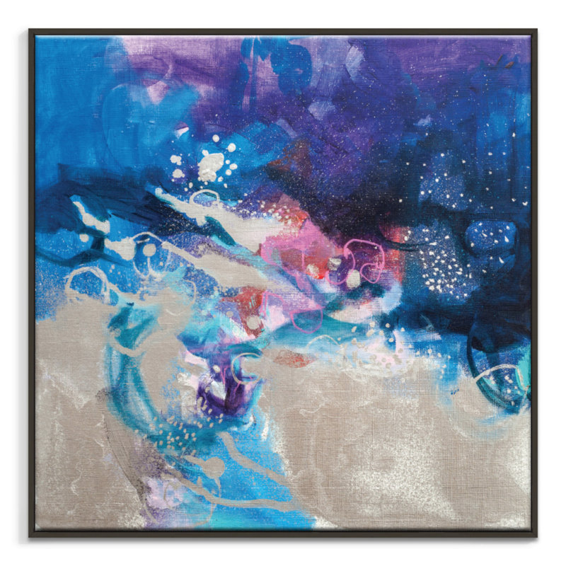 60115 by Amanada Morie - Print on Canvas, 76cm H x 76cm W, Black