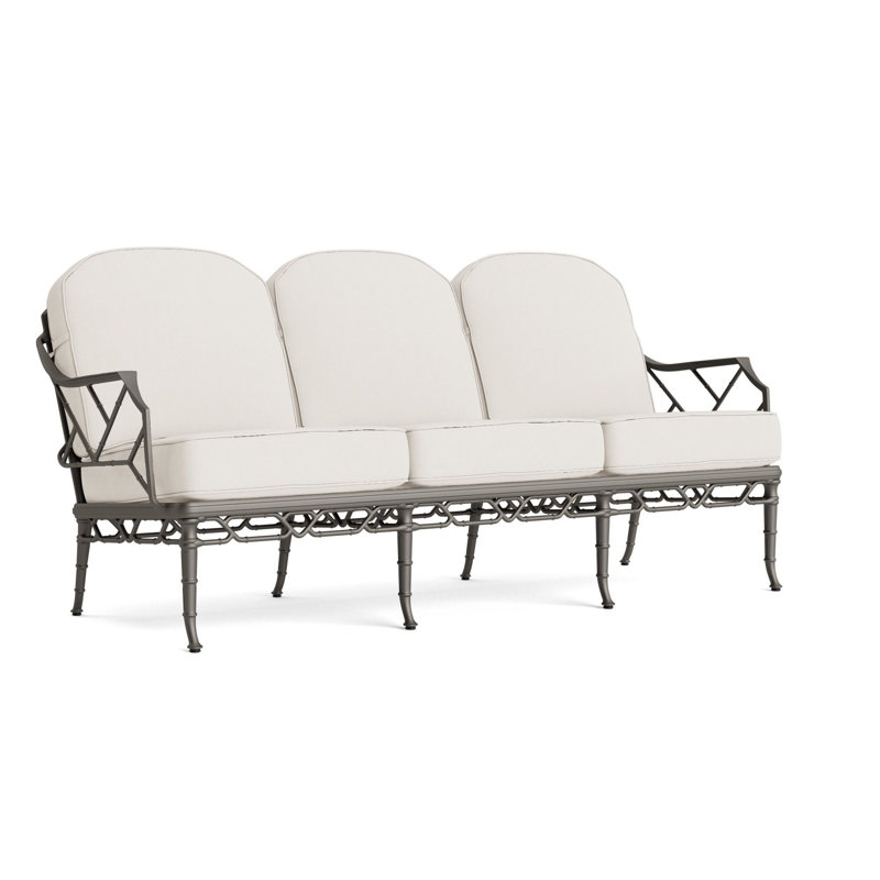 Calcutta Outdoor 3 - Seat Patio Sofa, Fusion Natural, Mica