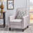 Recliner Push Back Chair For Elegant Home Décor Beige-1754474513