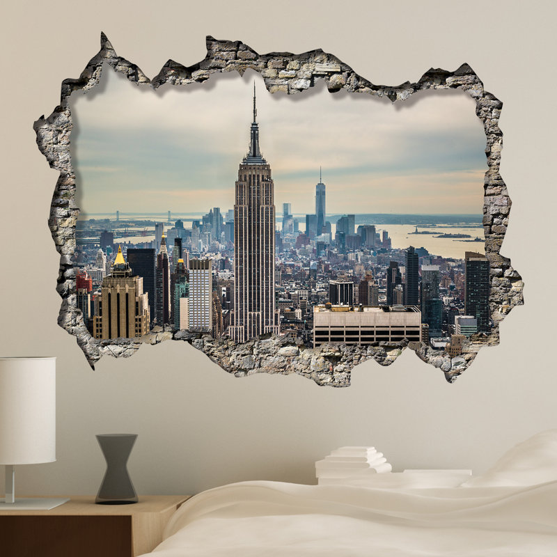 Scenic & Cityscapes Non-Wall Damaging Wall Decal