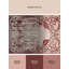 Tapis abstrait rose et moderne lavable à la machine Alexa Valentines - reliure rose-90014920
