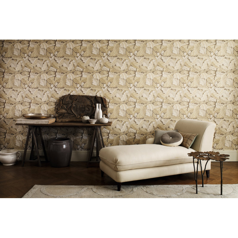 Acanthus Wallpaper, Terracotta