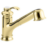 Fairfax Single-Hole or Three-Hole Kitchen Sink Faucet with 9" Pullout Spout