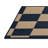 Machine Washable Checkered Gray Area Rug