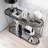 48'' Glass Top Console Table-71598935-71598936