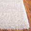 Tapis rectangulaire ivoire en polypropylène tissé à la machine-543441095