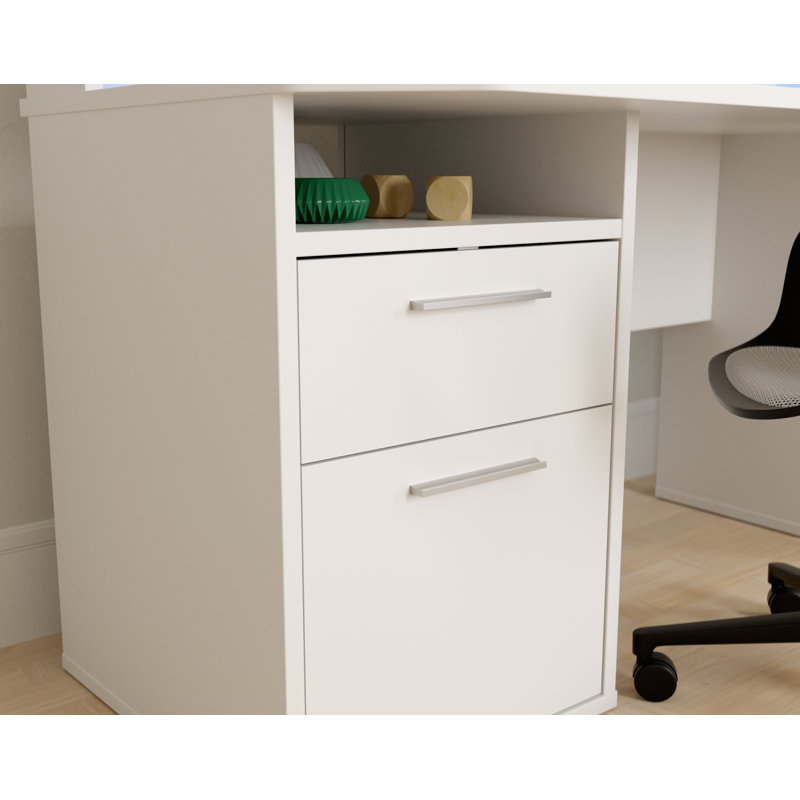 Bottorff Computer Desk, White Matt