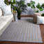 Tapis intérieur / extérieur bleu clair tissé à la main Dieterich-1289046495