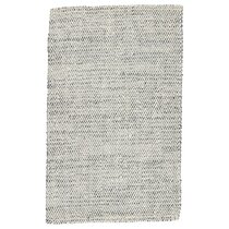 Gray Jute Rug in Front of White Front Door with X Trim - Transitional -  Entrance/foyer