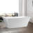 66.9" x 29.5" Freestanding Soaking Acrylic Bathtub-88388745