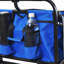 Chariot de plage pliant Wagon Garden (bleu)