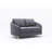 Yuina Gray Linen Loveseat