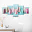 Délectable macarons sur toile, 5 pièces-2010982770
