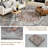 Washable Area Rug For Living, Bedroom & Dining Room,  Non-slip Backing & Durable Edge Binding, Low Pile  Vintage Large Rugs For Home Office Decor, 5x7-535923812-535923813