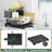2-Tier Dish Drying Rack With Automatic Drainboard