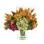 Fall Arrangement with Hydrangeas and Thistle-967293600