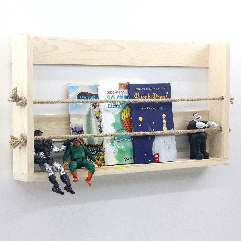 Tablette décorative en bois massif New Britain