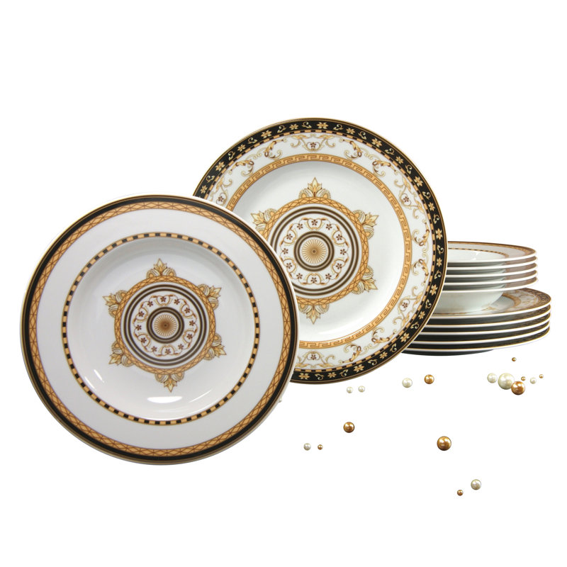 Majestosa Piece Stoneware Dinnerware Set - Service for 6