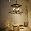 Lustre suspendu industriel à 4 lumières, cage moderne en métal, luminaire suspendu réglable pour la salle à manger, la cuisine et le salon (sans ampoules)-1830613609-1830613613-1830613618