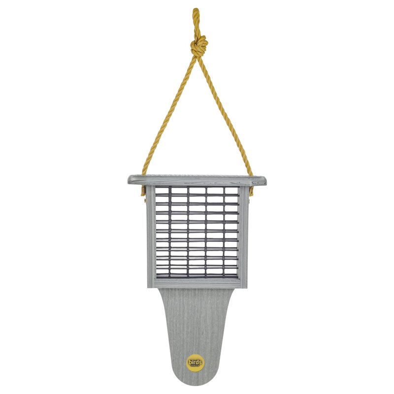 Mangeoire à oiseaux suspendue moderne Birds Choice, Bois flottant