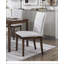 Chaise d'appoint rembourrée, chaise de salle à manger avec siège confortable et design élégant