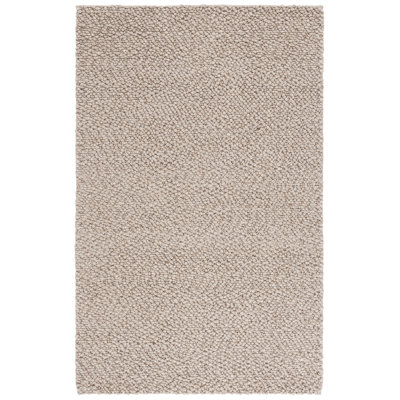 Natura Hand Woven Wool/Viscose/Cotton Rug in Taupe