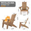 Chaise Adirondack en plastique / résine Harlean-1115552811