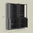 Marta 71" Kitchen Pantry（black）-124871969