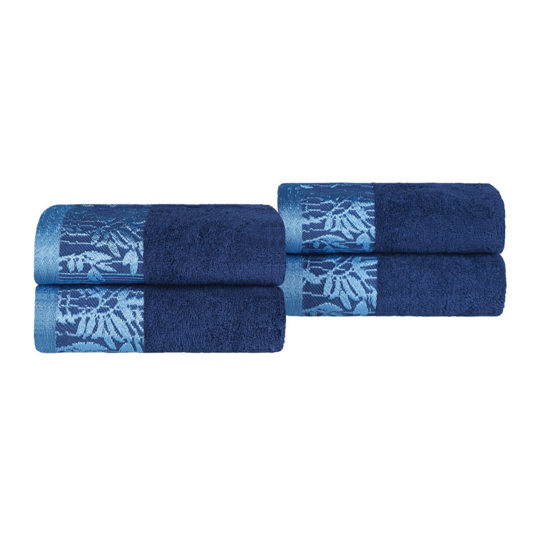 Blue Nile Mills Midweight Hand Towel, Navy Blue