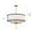 6 - Light Dimmable Drum Chandelier-70048064