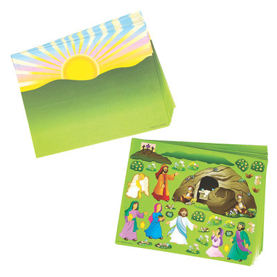 Hiddenite Paper Easter Stickers