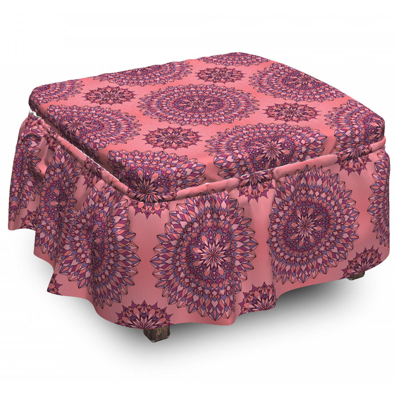 Box Cushion Ottoman Slipcover
