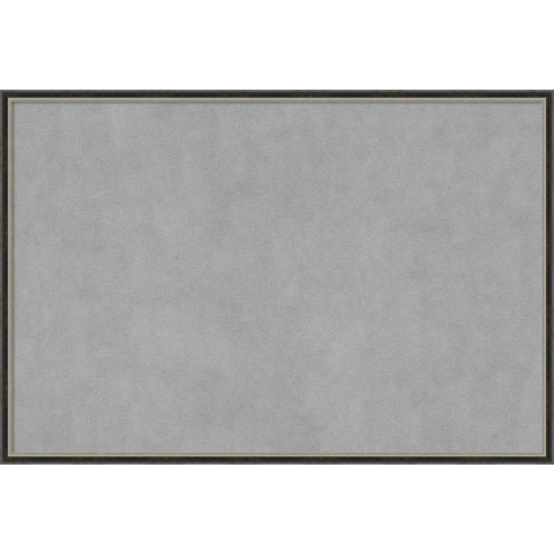 Tableau magnétique magnétique en métal, 25" H x 37" W
