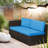 51'' Wide Wicker Patio Sofa with Cushions-1960909032