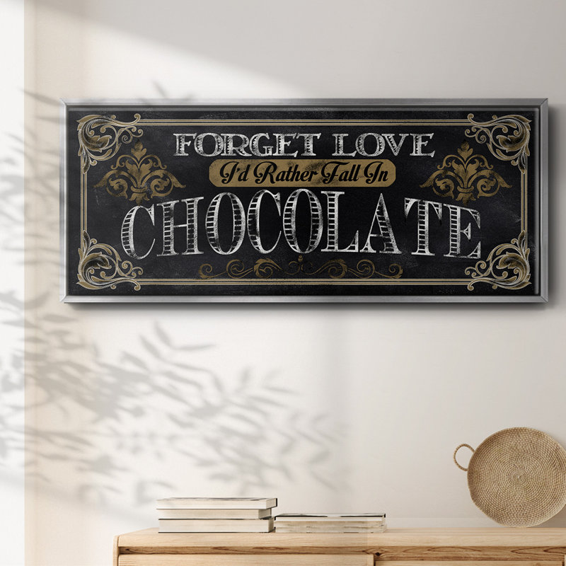 Chocolate- Framed Canvas