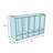 Jonti-Craft® 5 Section Lockers with Doors