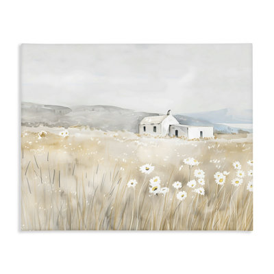 Rustic Landscape Daisy Meadow Canvas, design by Creative Studio