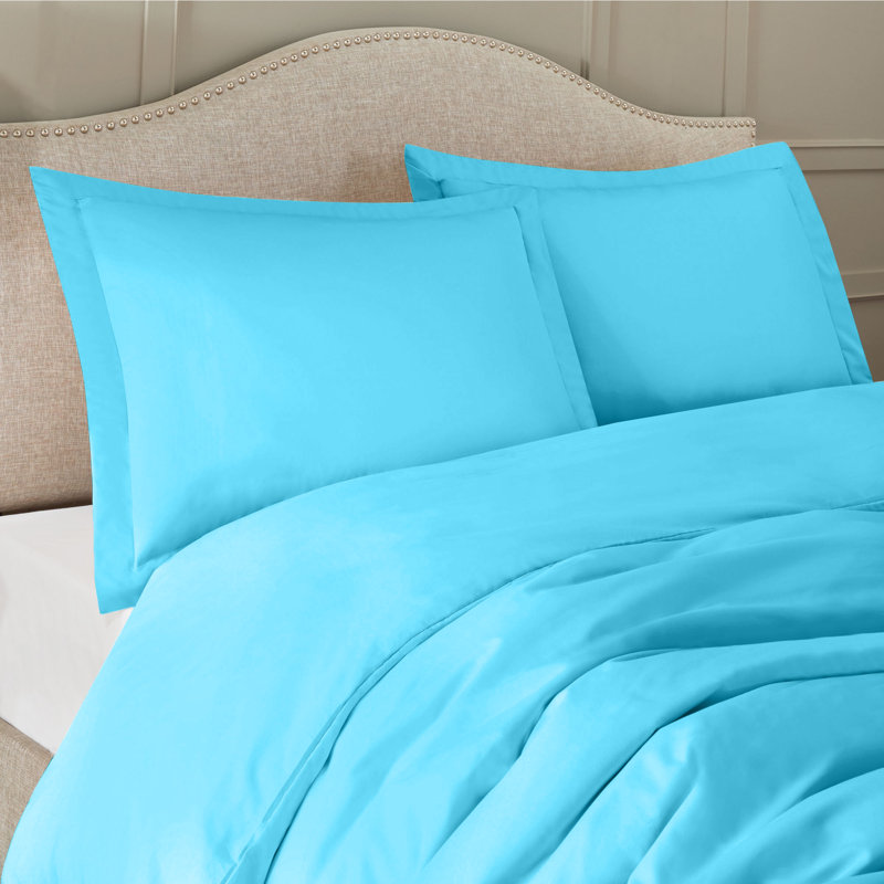  Ensemble de housse de couette ultra-doux, Lilas, Housse de couette grand + 2 taies décoratives