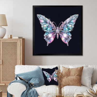 Diamant papillon II - Reproduction d'art mural animaux
