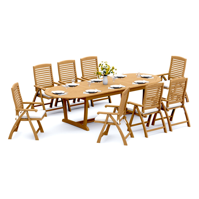Ensemble repas extérieur L 82 po Ashley, 8