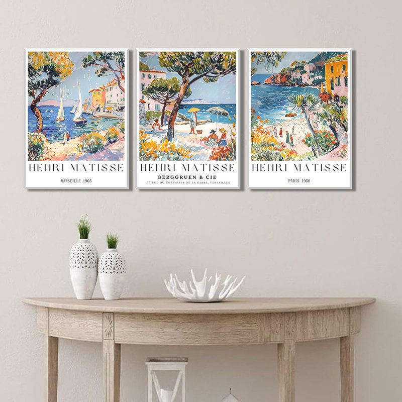 3 Piece Wrapped Canvas Wall Art
