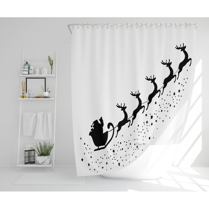 Wellman Polyester Shower Curtain Set