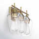 Breena 3 Light Transparent Dimmable Vanity Light